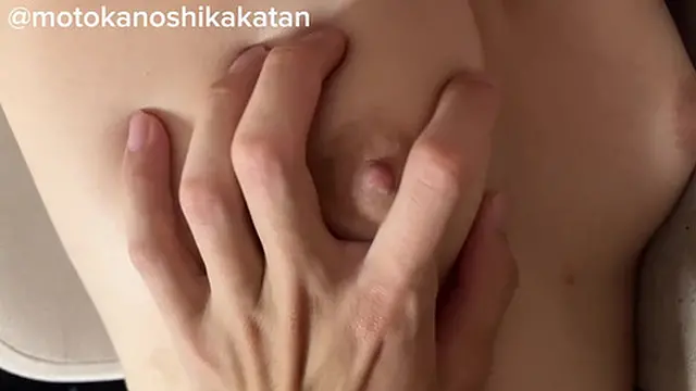 Her breast gets squeezed and massaged intensely in a forbidden touch