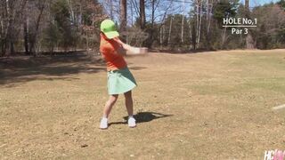 Japanese Golfer Nana Kunimi Ends Up Taking Dick