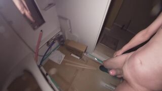 全裸で散歩しながらペニスのリハビリをしています（不審者がいないか工事中の廃屋の2階をパトロールしました…こんなキレイなアパートに住んでみたい笑）　241106-1（5/6）
